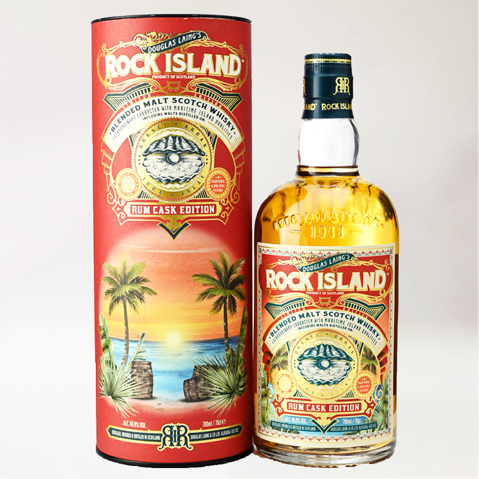 ウィスキー_アイランズ／ROCK ISLAND RUM CASK EDITION（ダグラス・レイン ロック・アイランド ラム・カスク・エディション）【正規輸入品】