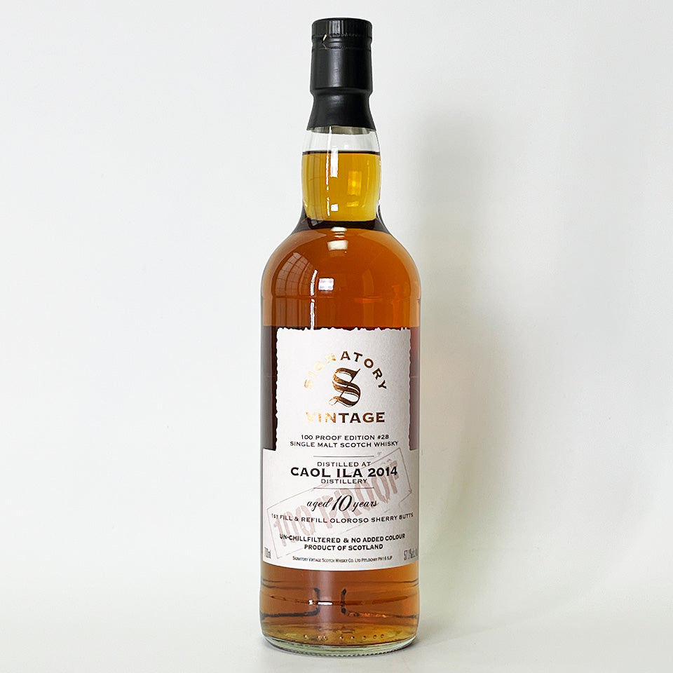 Islay Whisky / SIGNATORY VINTAGE 100 PROOF EDITION CAOL ILA (Signature Vintage 100 Proof Edition Caol Ila) 10 Year Old 2014 [Official Import]