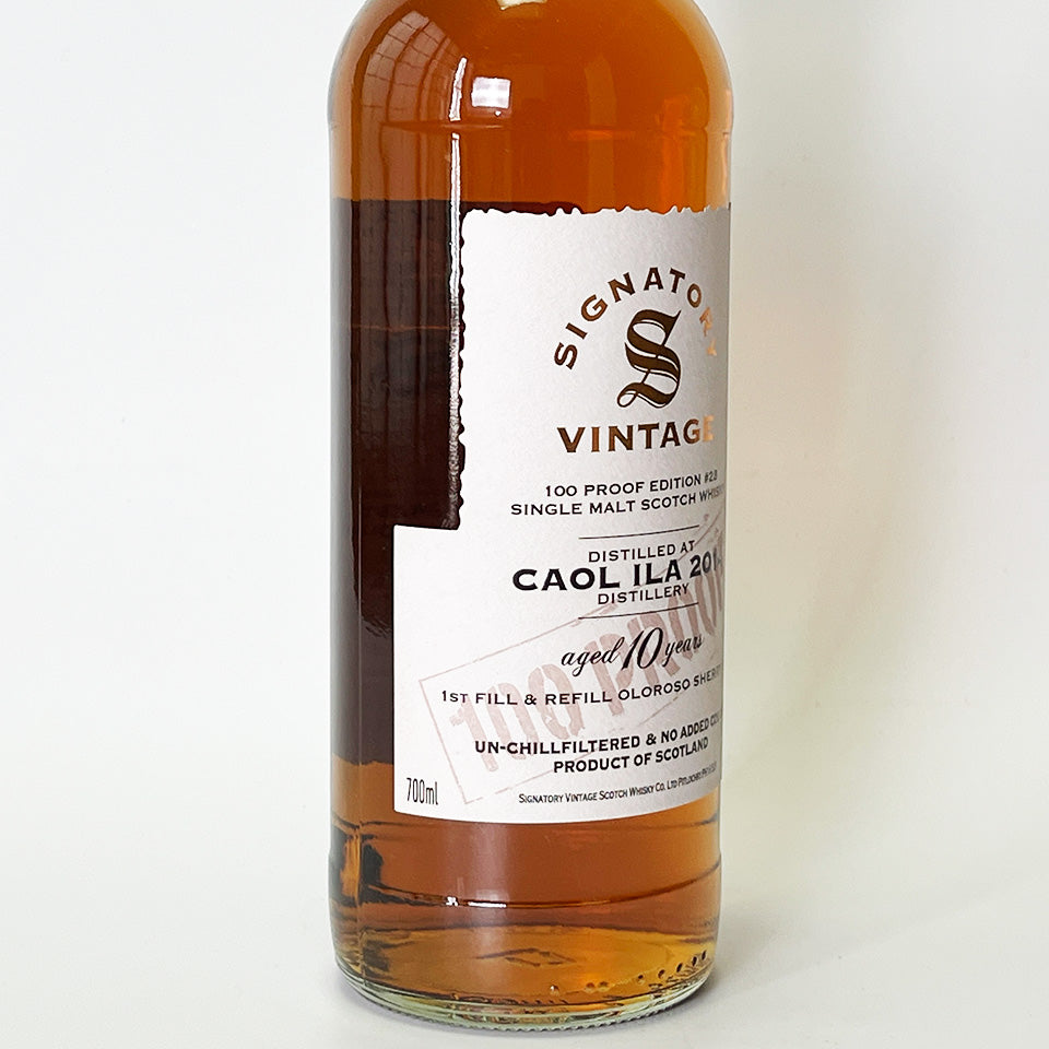 Islay Whisky / SIGNATORY VINTAGE 100 PROOF EDITION CAOL ILA (Signature Vintage 100 Proof Edition Caol Ila) 10 Year Old 2014 [Official Import]
