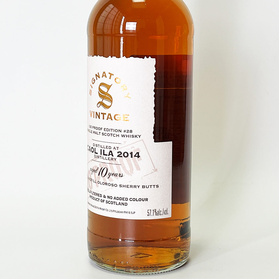 Islay Whisky / SIGNATORY VINTAGE 100 PROOF EDITION CAOL ILA (Signature Vintage 100 Proof Edition Caol Ila) 10 Year Old 2014 [Official Import]