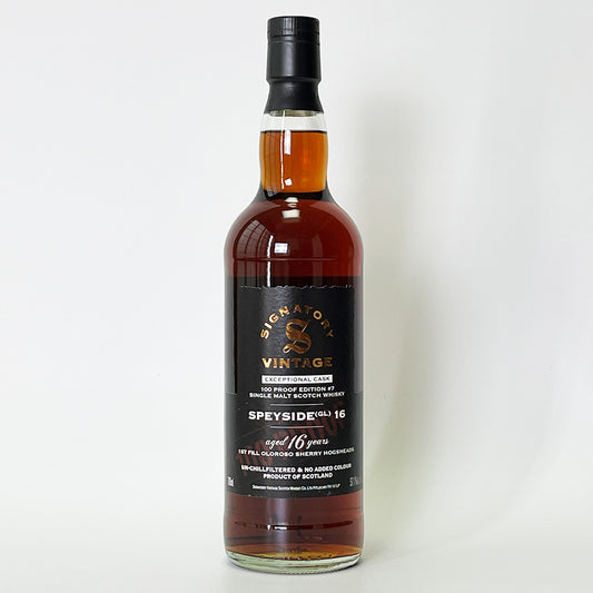Speyside Whisky / SIGNATORY VINTAGE 100 PROOF EDITION Exceptional Cask Speyside (GL) 16 Year Old (Signatory Vintage 100 Proof Edition Exceptional Cask Speyside) 16 Year Old [Official Import]