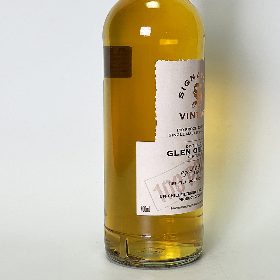 ウィスキー_ハイランド／SIGNATORY VINTAGE 100 PROOF EDITION GLEN ORD（シグナトリー・ヴィンテージ 100プルーフ・エディション グレン・オード）12年 2012【正規輸入品】