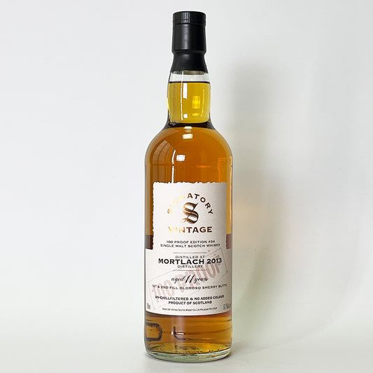 Speyside Whisky / SIGNATORY VINTAGE 100 PROOF EDITION MORTLACH 11 Year Old 2013 [Official Import]