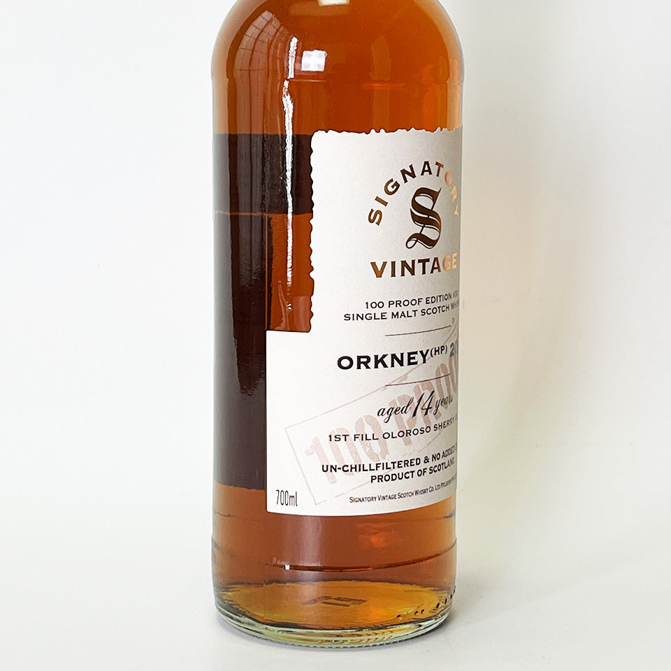 Whisky Islands / SIGNATORY VINTAGE 100 PROOF EDITION ORKNEY (HP) (Signature Vintage 100 Proof Edition Orkney Highland Park) 10 Year Old 2014 [Official Import]