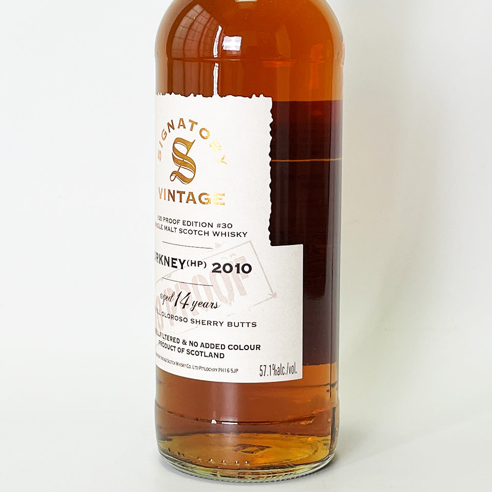 Whisky Islands / SIGNATORY VINTAGE 100 PROOF EDITION ORKNEY (HP) (Signature Vintage 100 Proof Edition Orkney Highland Park) 10 Year Old 2014 [Official Import]