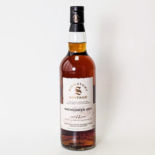 ウィスキー_スペイサイド／SIGNATORY VINTAGE 100 PROOF INCHGOWER（シグナトリー・ヴィンテージ 100プルーフ・エディション インチガワー）11年 2013【正規輸入品】
