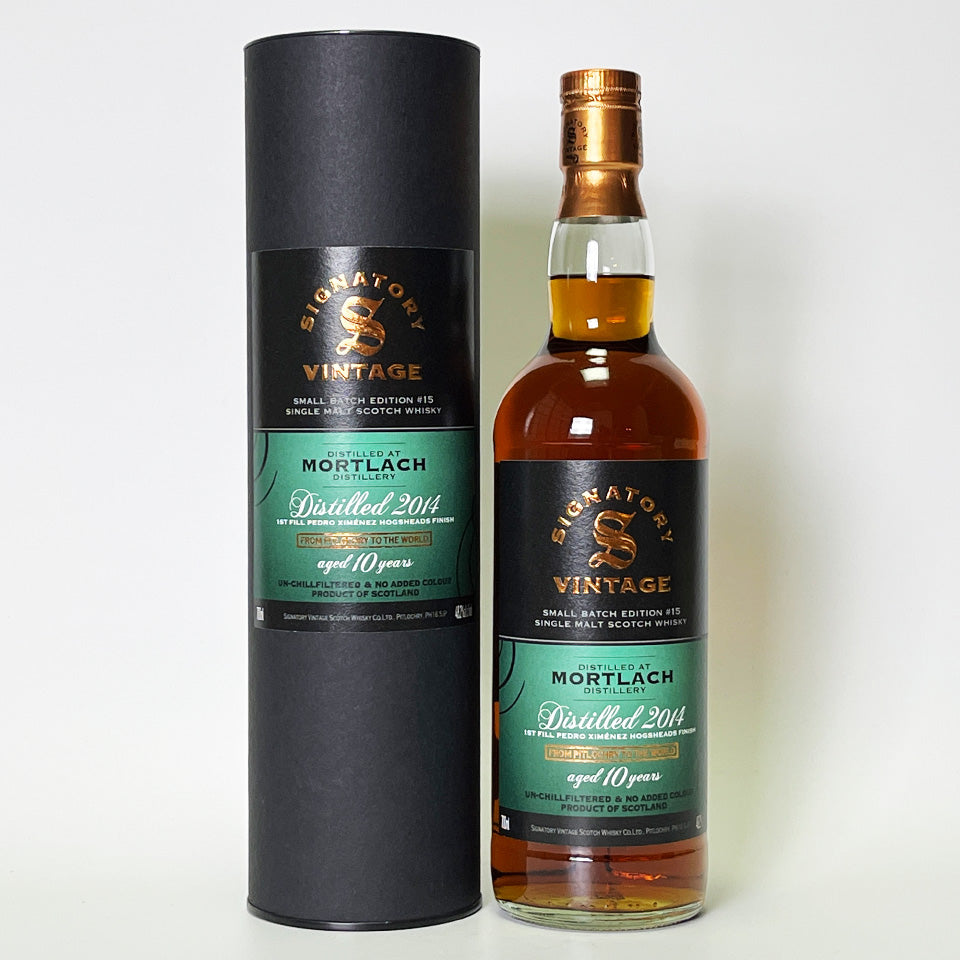 ウィスキー_スペイサイド／SIGNATORY VINTAGE SMALL BATCH EDITION MORTLACH（シグナトリー・ヴィンテージ スモール・バッチ・エディション モートラック）10年 2014【正規輸入品】