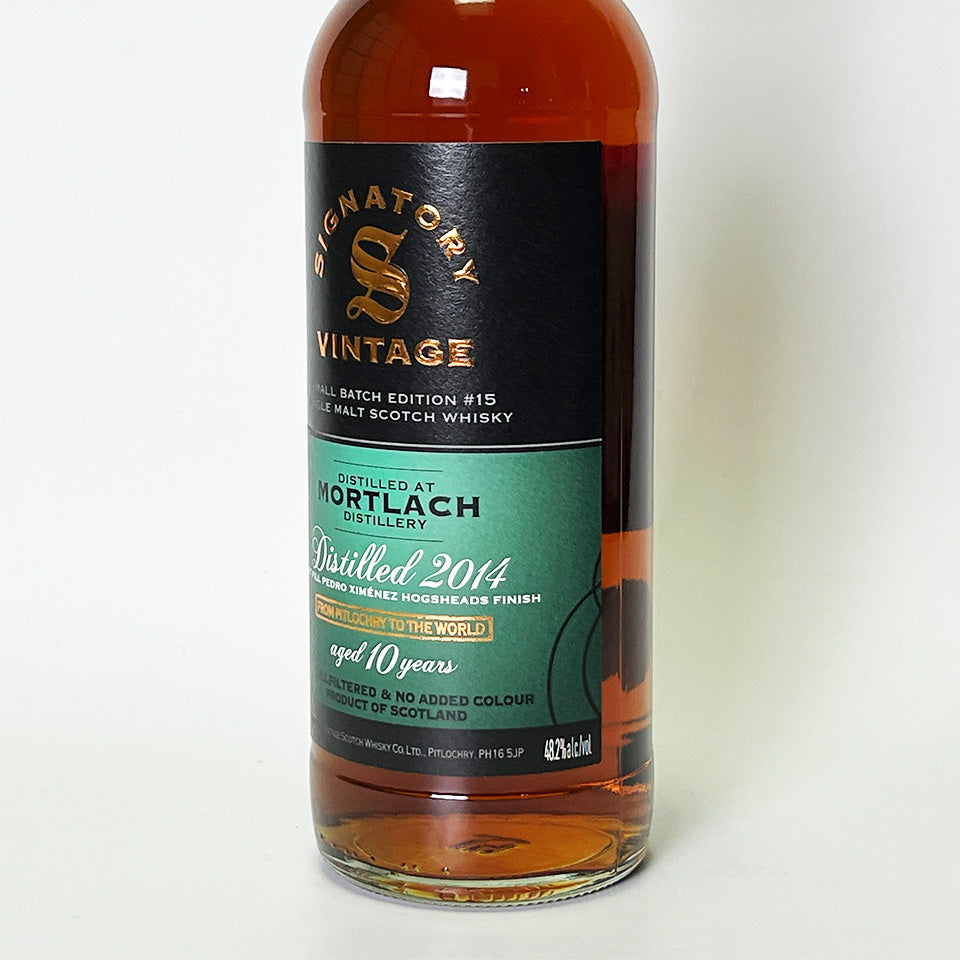 ウィスキー_スペイサイド／SIGNATORY VINTAGE SMALL BATCH EDITION MORTLACH（シグナトリー・ヴィンテージ スモール・バッチ・エディション モートラック）10年 2014【正規輸入品】