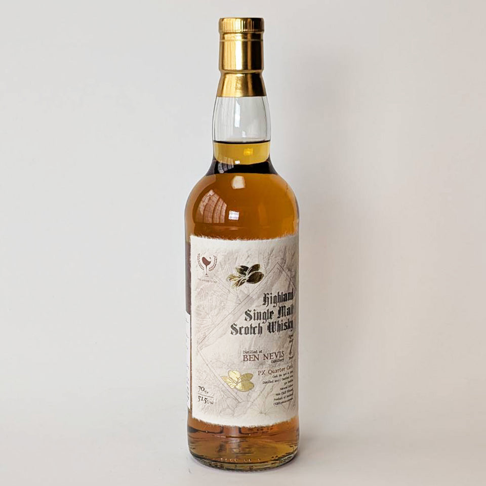 ウィスキー_ハイランド／THE WHISKY FIND Ode to Immortality Ben Nevis 2017 PX Quarter Finish（オード・トゥ・インモータリティー ベン・ネヴィス シェリー・ペドロヒメネス樽フィニッシュ）7年 2017【正規輸入品】