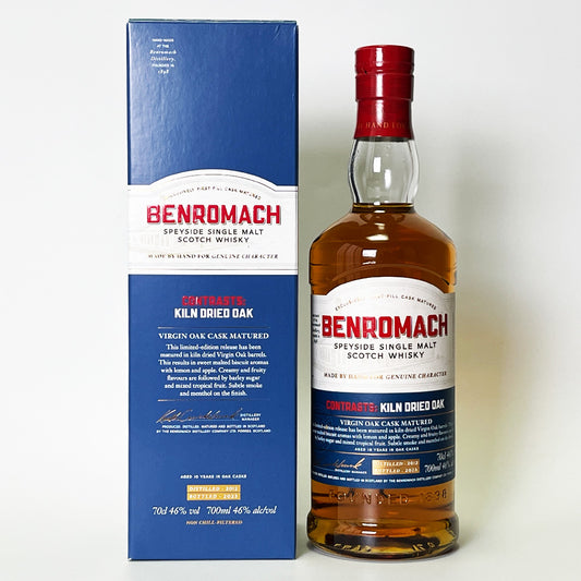 ウィスキー_スペイサイド／BENROMACH CONTRASTS :KILIN DRIED OAK VIRGIN OAK CASK 10年 2012（ベンロマック キルン・ドライ バージン・オーク樽熟成）【正規輸入品】