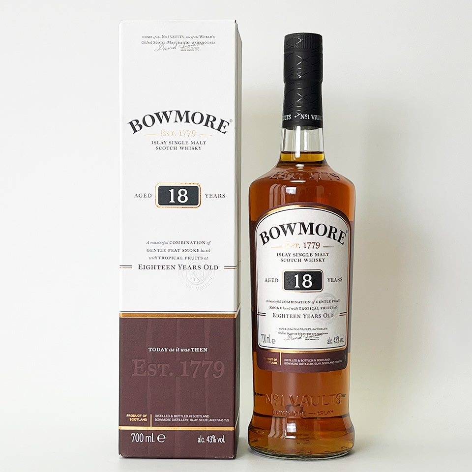 BOWMORE 18 Year Old Islay Whisky (Officially Imported)