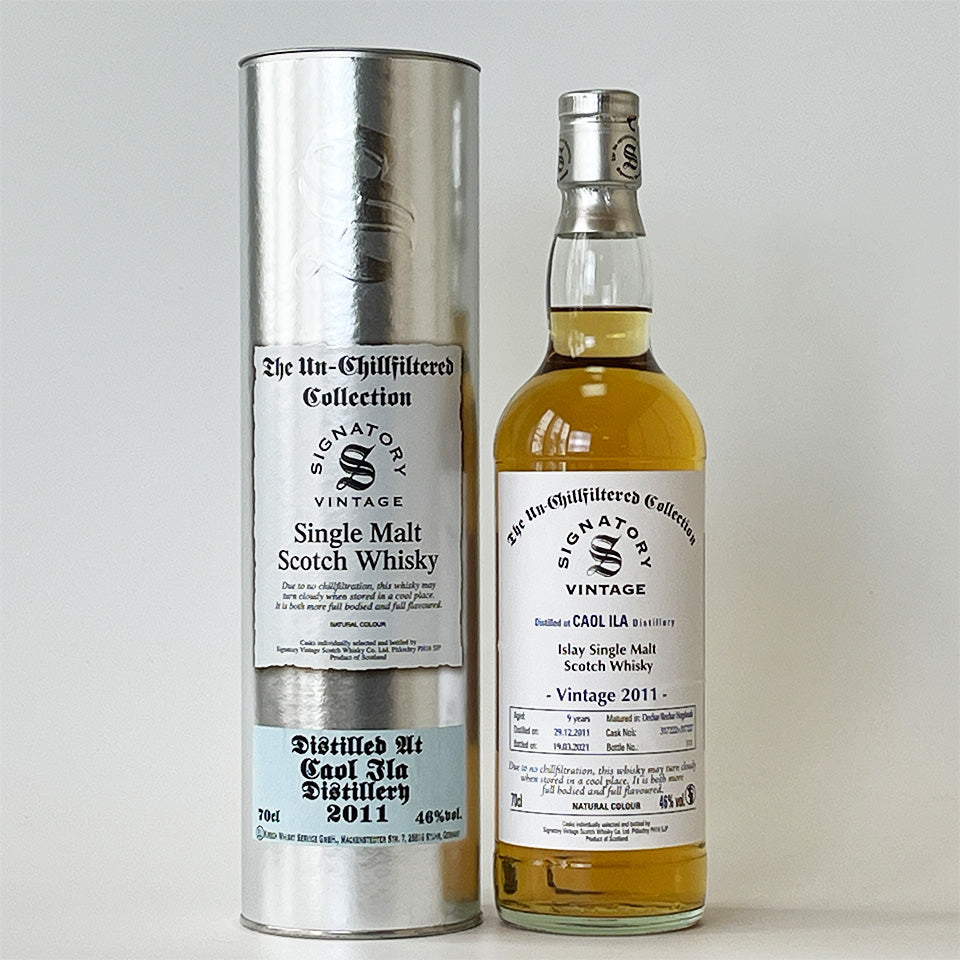 ウィスキー_アイラ／SIGNATORY VINTAGE  Un-Chillfiltered Collection CAOL ILA（シグナトリー・ヴィンテージ カリラ アン・チルフィルタード・コレクション） 9年 2011【正規輸入品】