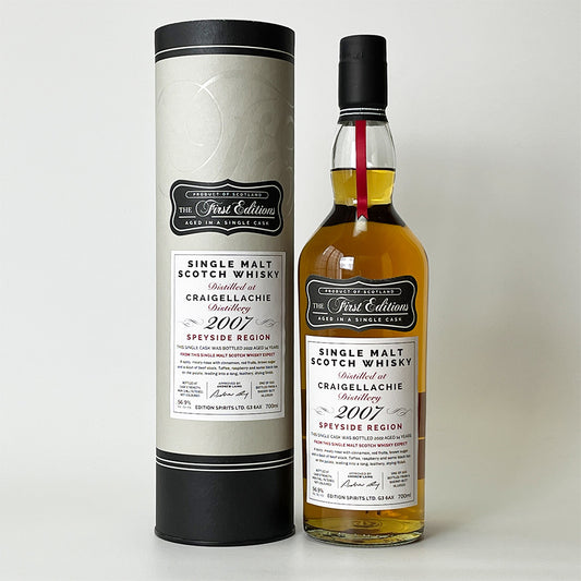 ウィスキー_スペイサイド／CRAIGELLACHIE THE FIRST EDITIONS SINGLE CASK CASK STRENGTH（クライゲラキ ファーストエディションス シングル・カスク カスク・ストレングス） 14年 2007【正規輸入品】