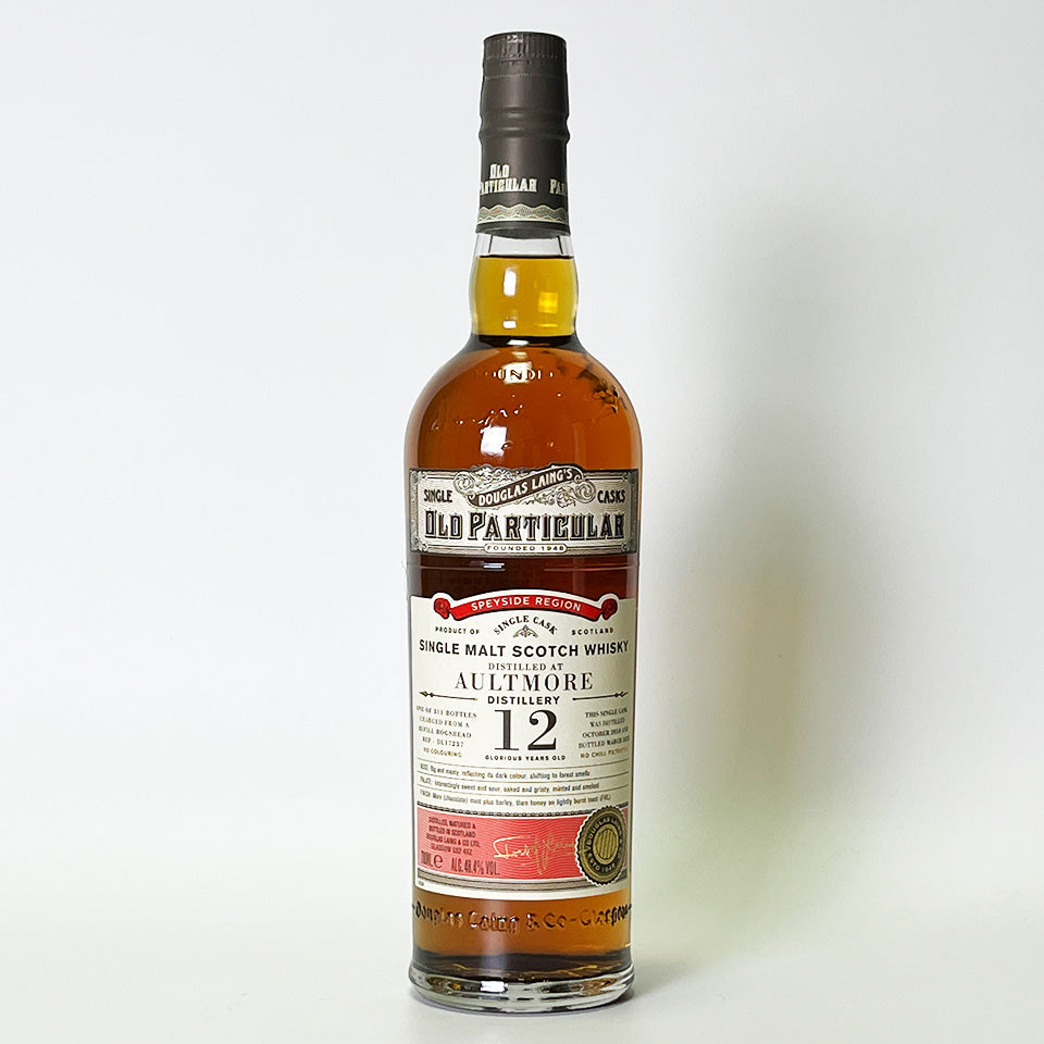 Speyside Whisky / OLD PARTICULAR AULTMORE SINGLE CASK 12 Year Old 2010 [Official Import]