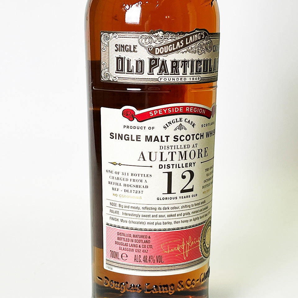 Speyside Whisky / OLD PARTICULAR AULTMORE SINGLE CASK 12 Year Old 2010 [Official Import]