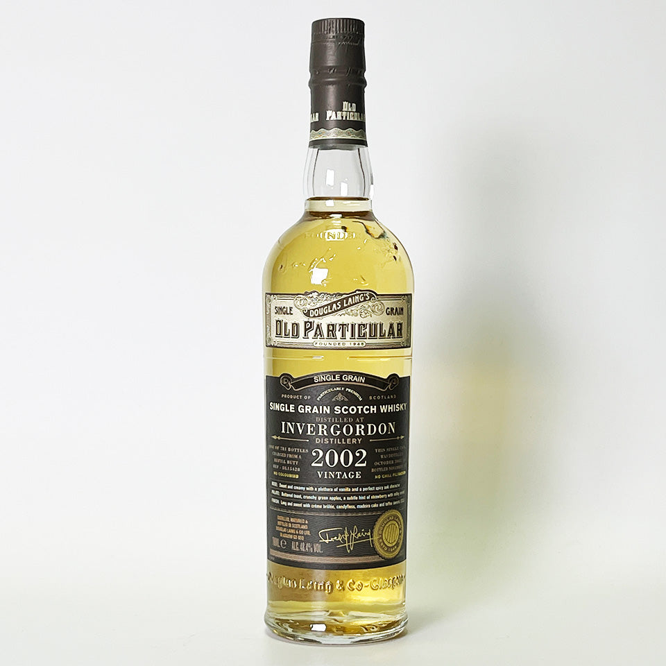 Highland Whisky / OLD PARTICULAR INVERGORDON SINGLE GRAIN (Old Particular Invergordon Single Cask) 2002 (Aged 19 Years) [Official Import]