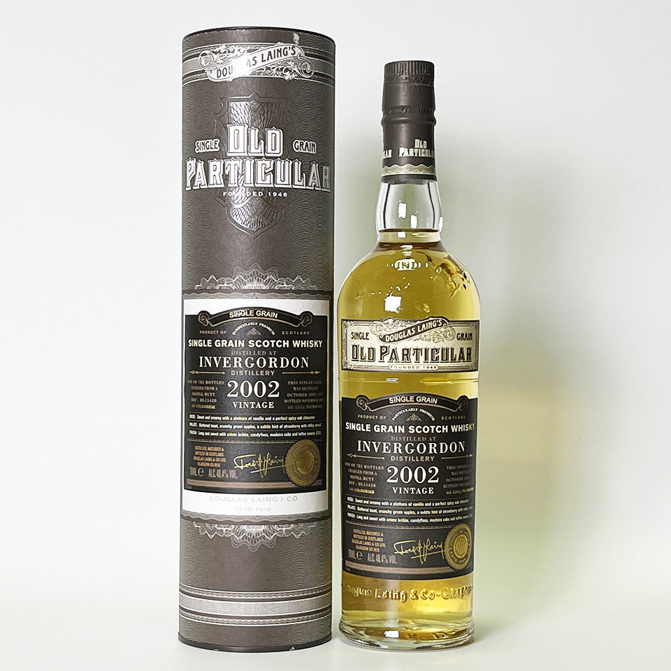 Highland Whisky / OLD PARTICULAR INVERGORDON SINGLE GRAIN (Old Particular Invergordon Single Cask) 2002 (Aged 19 Years) [Official Import]
