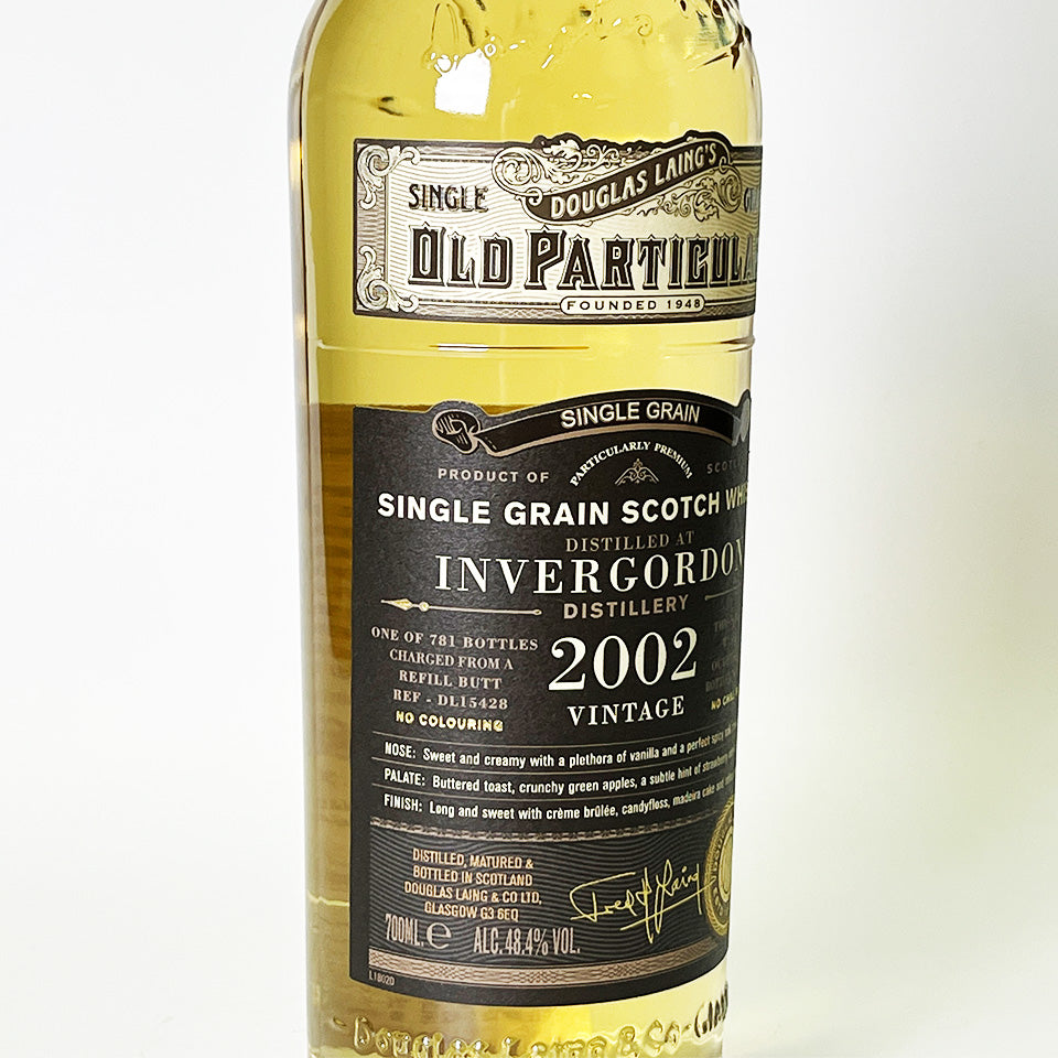 Highland Whisky / OLD PARTICULAR INVERGORDON SINGLE GRAIN (Old Particular Invergordon Single Cask) 2002 (Aged 19 Years) [Official Import]