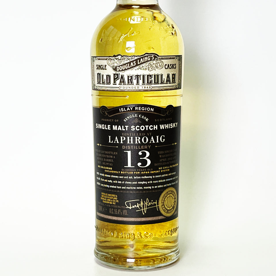 ウィスキー_アイラ／OLD PARTICULAR LAPHROAIG CASK STRENGTH FOR JIS（オールド・パティキュラー ラフロイグ カスク・ストレングス 日本市場限定）13年 2012【正規輸入品】
