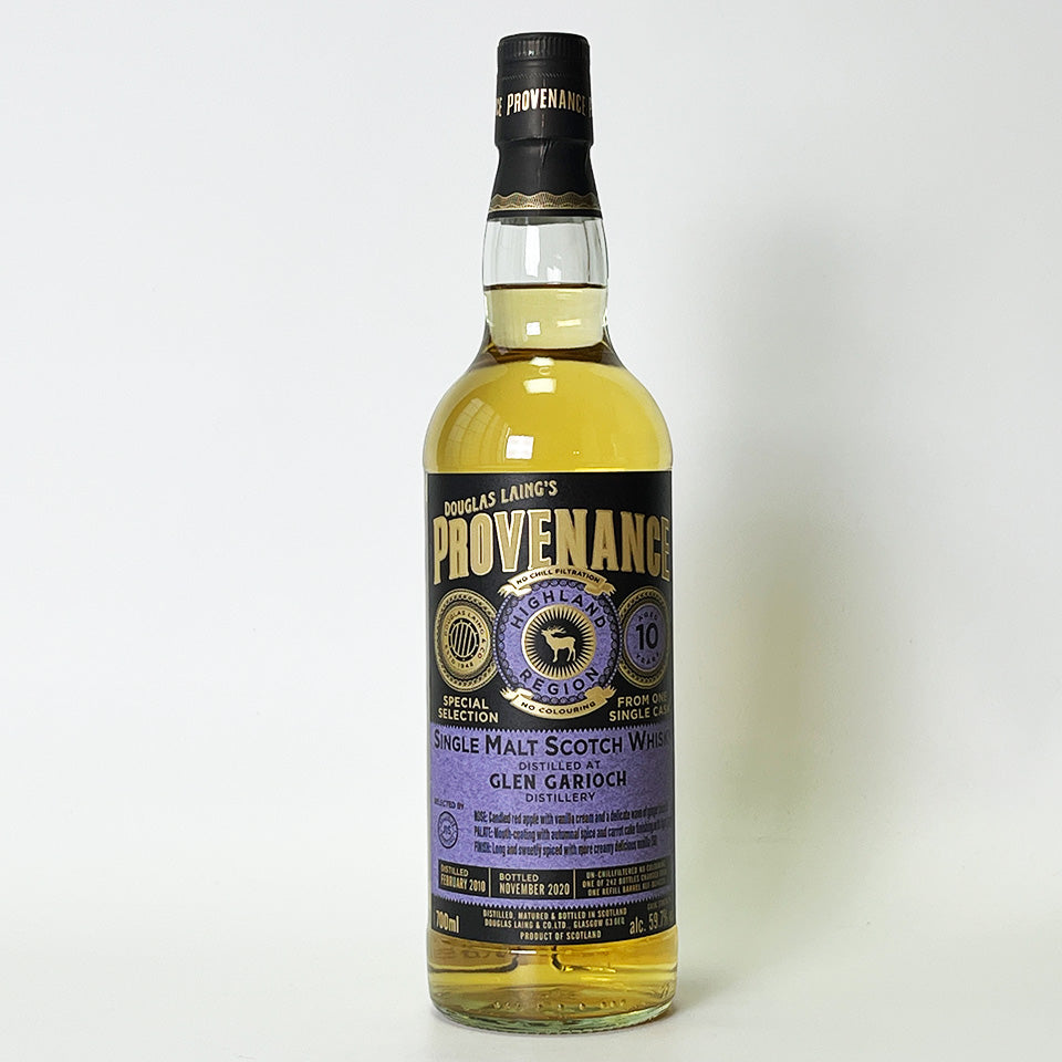 Highland Whisky / PROVENANCE CLEN GARIOCH SINGLE CASK CASK STRENGTH (Provenance Glen Garioch Single Cask Cask Strength) 10 Years Old 2010 [Official Import]