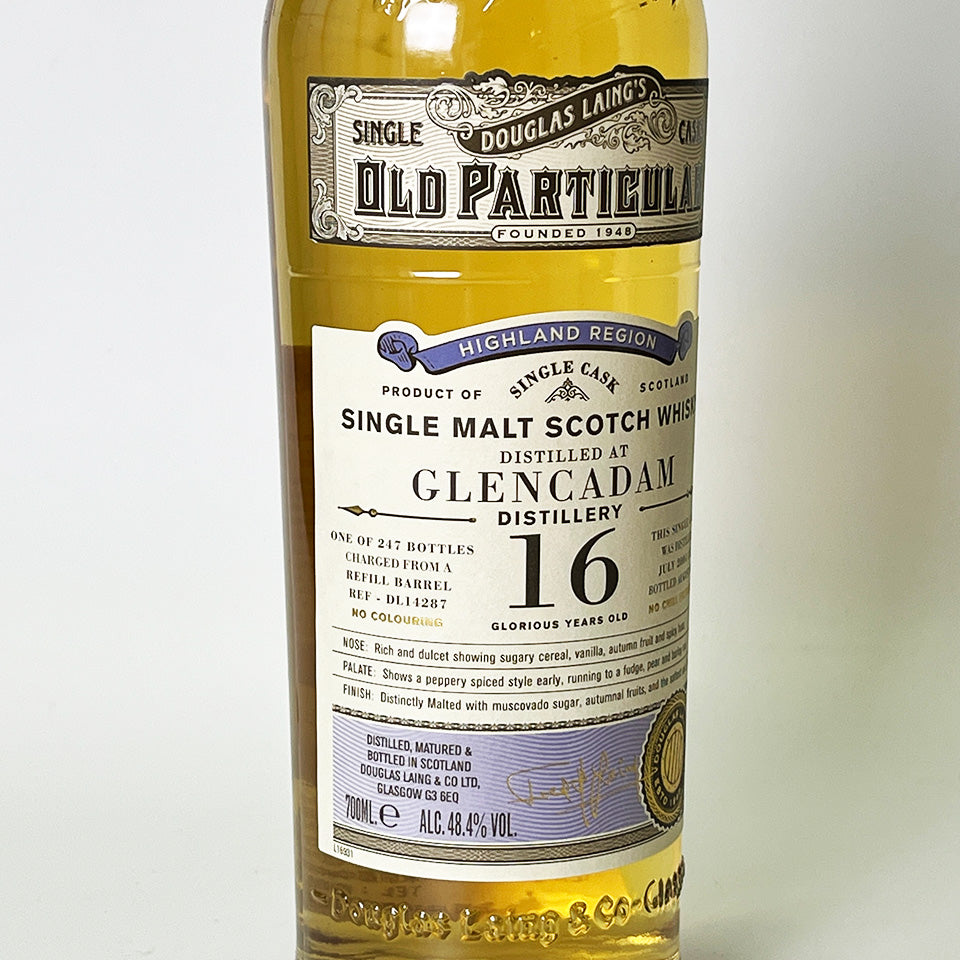 Highland Whisky / OLD PARTICULAR GLENCADAM SINGLE CASK 16 Year Old 2004 [Official Import]