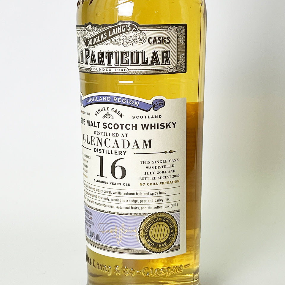 Highland Whisky / OLD PARTICULAR GLENCADAM SINGLE CASK 16 Year Old 2004 [Official Import]