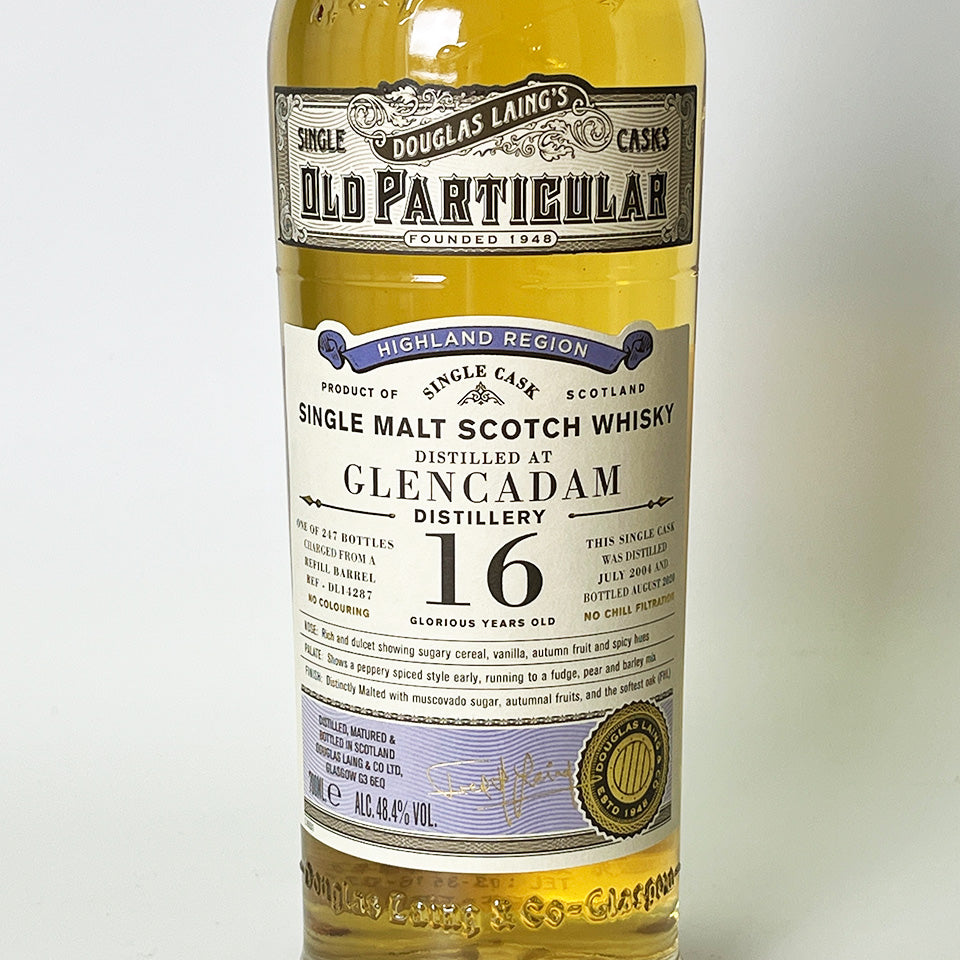 Highland Whisky / OLD PARTICULAR GLENCADAM SINGLE CASK 16 Year Old 2004 [Official Import]