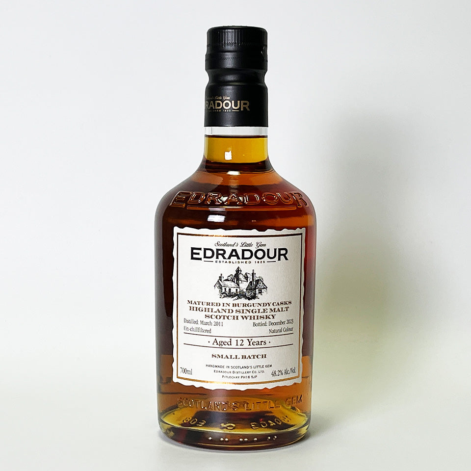ウィスキー_ハイランド／EDRADOUR MATURED IN BURGANDY CASKS SMALL BATCH（エドラダワー 赤ワイン樽熟成）12年 2011【正規輸入品】