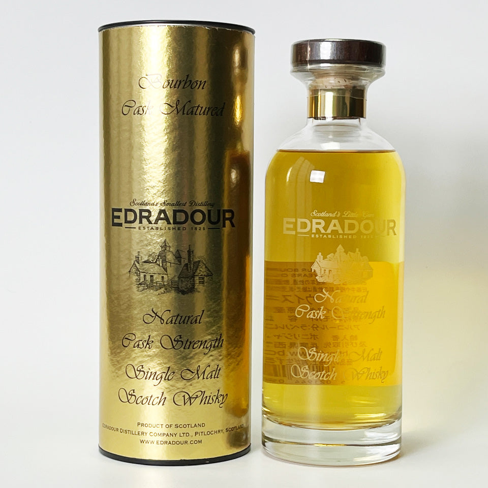 ウィスキー_ハイランド／EDRADOUR IBISCO DECANTER MATURED IN BOURBON CASKS CASK STRENGTH（エドラダワー バーボン樽熟成 カスク・ストレングス）10年 2007【正規輸入品】