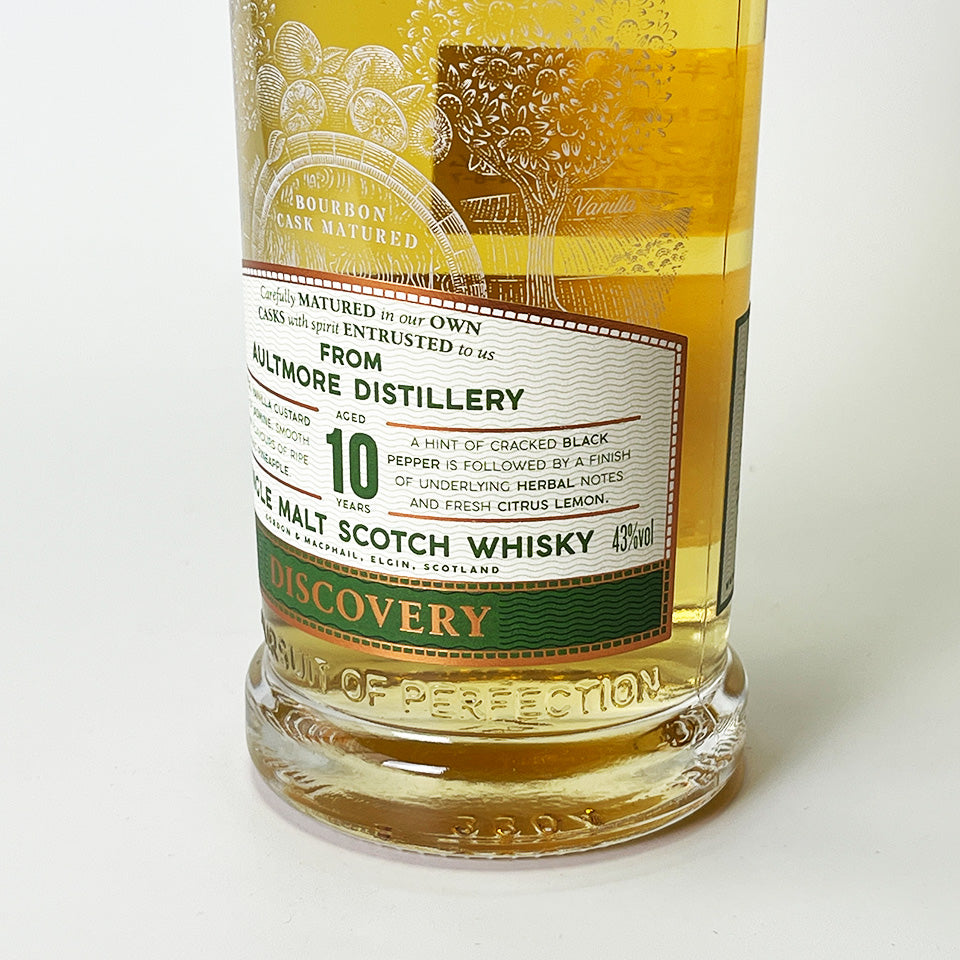 ウィスキー_スペイサイド／GORDON&MACPHAIL AULTMORE DISCOVERY（ゴードン＆マクファイル オルトモア ディスカバリー）10年【正規輸入品】