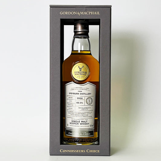 ウィスキー_スペイサイド／GORDON&MACPHAIL SPEYBURN CASK STRENGTH CONNOISSEURS CHOICE（ゴードン＆マクファイル スペイバーン コニサーズ・チョイス カスク・ストレングス）12年 2008【正規輸入品】