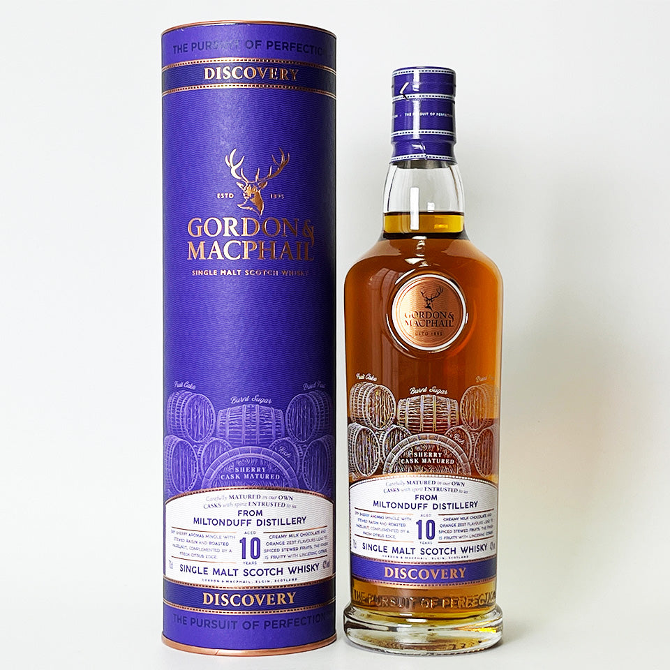 ウィスキー_スペイサイド／GORDON&MACPHAIL MILTONDUFF DISCOVERY（ゴードン＆マクファイル ミルトンダフ ディスカバリー）10年【正規輸入品】