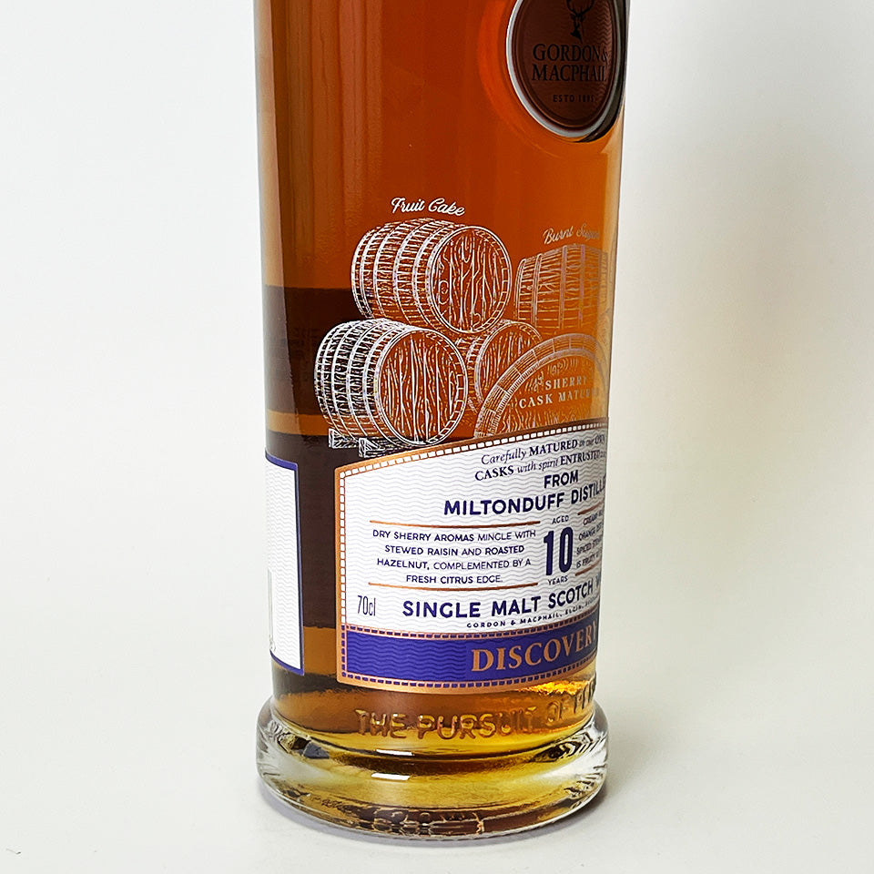 ウィスキー_スペイサイド／GORDON&MACPHAIL MILTONDUFF DISCOVERY（ゴードン＆マクファイル ミルトンダフ ディスカバリー）10年【正規輸入品】