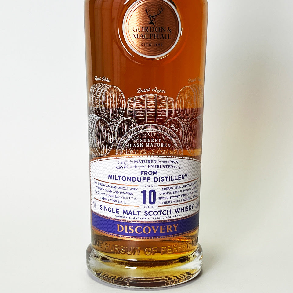 ウィスキー_スペイサイド／GORDON&MACPHAIL MILTONDUFF DISCOVERY（ゴードン＆マクファイル ミルトンダフ ディスカバリー）10年【正規輸入品】