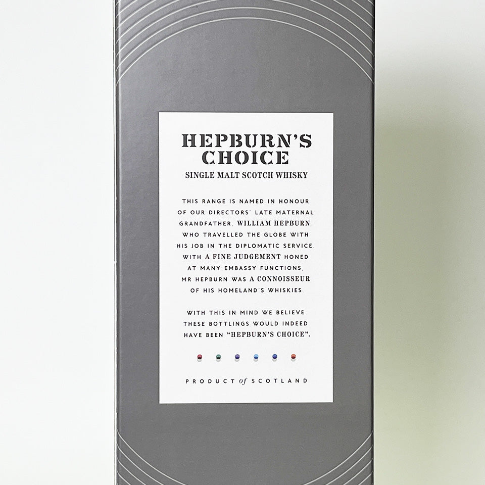 ウィスキー_ハイランド／HEPBURN'S CHOICE FETTERCAIRN SINGLE CASK FOR JIS（ヘップバーンズ チョイス フェッターケアン シングル・カスク）13年 2008【正規輸入品】