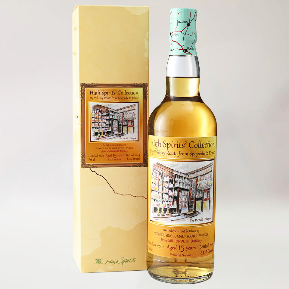 ウィスキー_スペイサイド／High Spirits MILTONDUFF （ハイスピリッツ ミルトンダフ）15年 2009【正規輸入品】