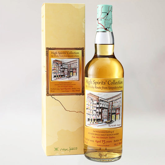 ウィスキー_スペイサイド／High Spirits MILTONDUFF （ハイスピリッツ ミルトンダフ）15年 2009【正規輸入品】