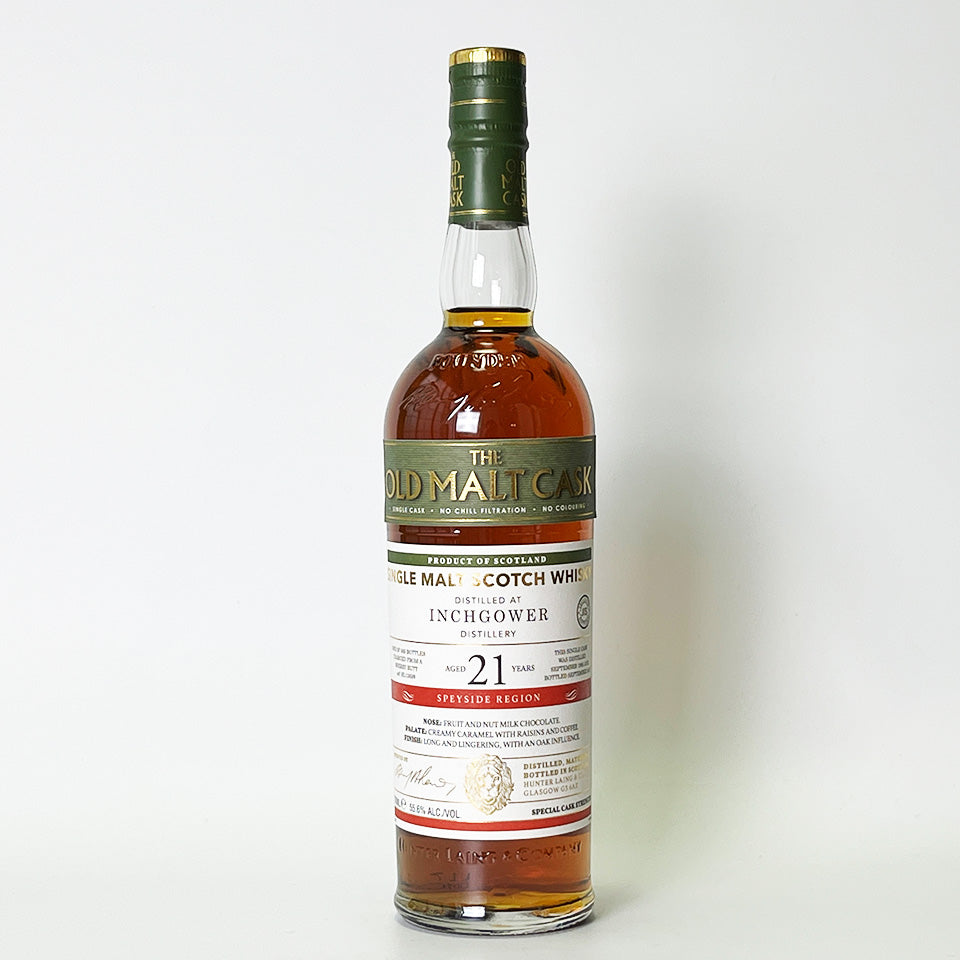 Speyside Whisky / THE OLD MALT CASK INCHGOWER SINGLE CASK CASK STRENGTH (The Old Malt Cask Inchgower Single Cask Cask Strength) 21 Years Old 1995 [Official Import]