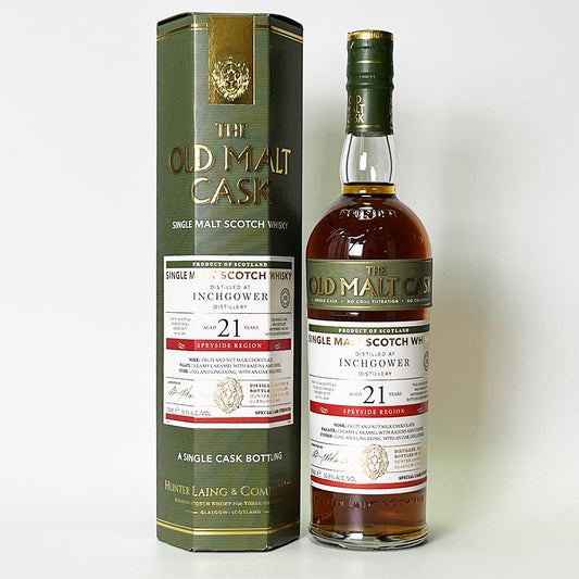 Speyside Whisky / THE OLD MALT CASK INCHGOWER SINGLE CASK CASK STRENGTH (The Old Malt Cask Inchgower Single Cask Cask Strength) 21 Years Old 1995 [Official Import]