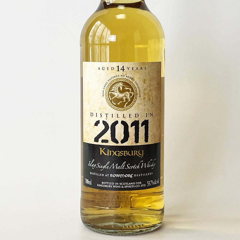 ウィスキー_アイラ／Kingsbury Bowmore（キングスバリー ボウモア カスク・ストレングス）14年 2011【正規輸入品】