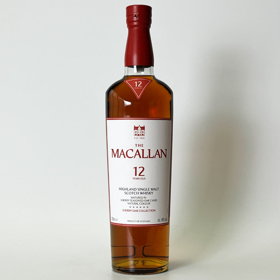 ウィスキー_スペイサイド／THE MACALLAN SHERRY OAK COLLECTION（ザ・マッカラン シェリー・オーク・コレクション）12年【正規輸入品】