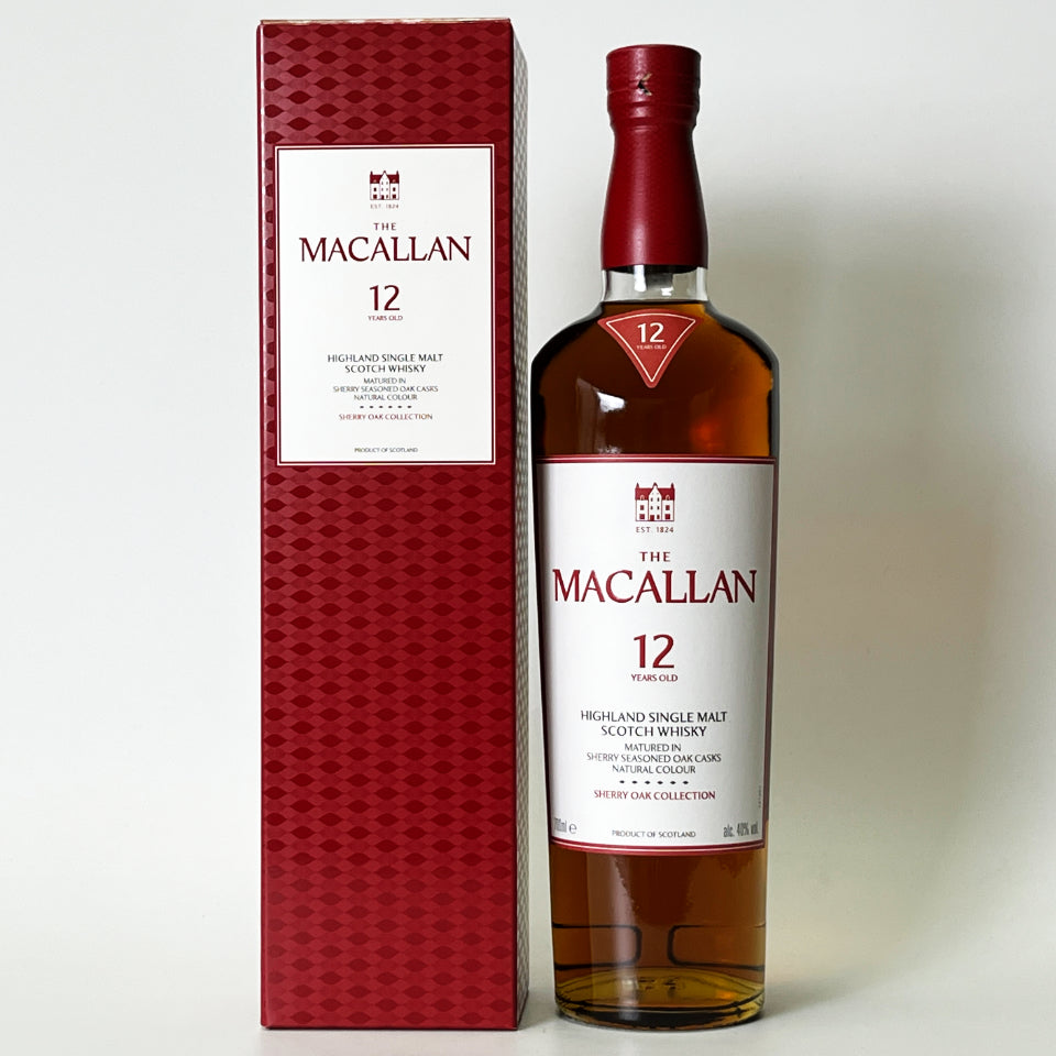 ウィスキー_スペイサイド／THE MACALLAN SHERRY OAK COLLECTION（ザ・マッカラン シェリー・オーク・コレクション）12年【正規輸入品】