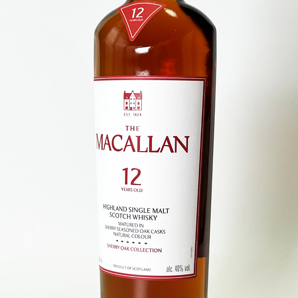 ウィスキー_スペイサイド／THE MACALLAN SHERRY OAK COLLECTION（ザ・マッカラン シェリー・オーク・コレクション）12年【正規輸入品】