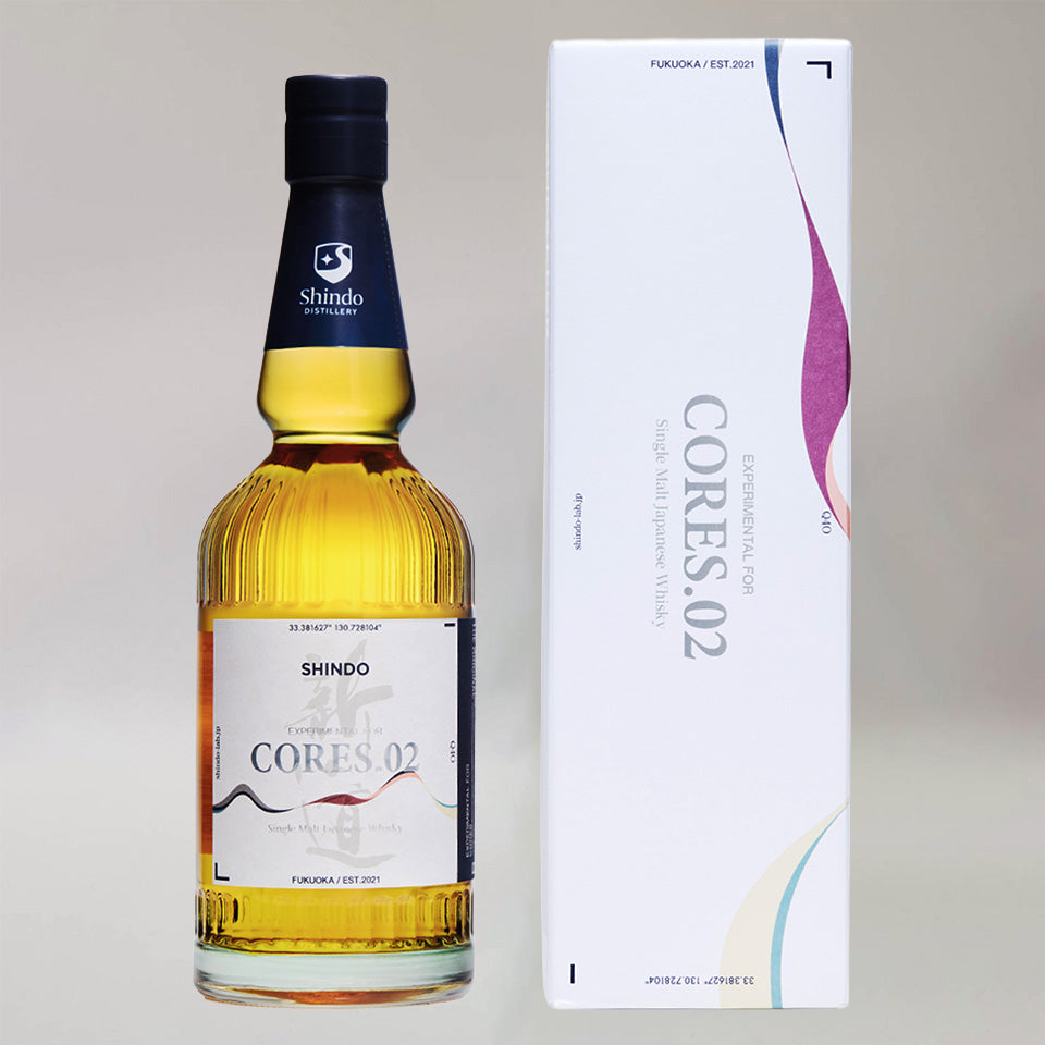 ウィスキー_国産／新道蒸留所 SHINDO EXPERIMENTAL FOR CORES 02 _ピーテッド・タイプ