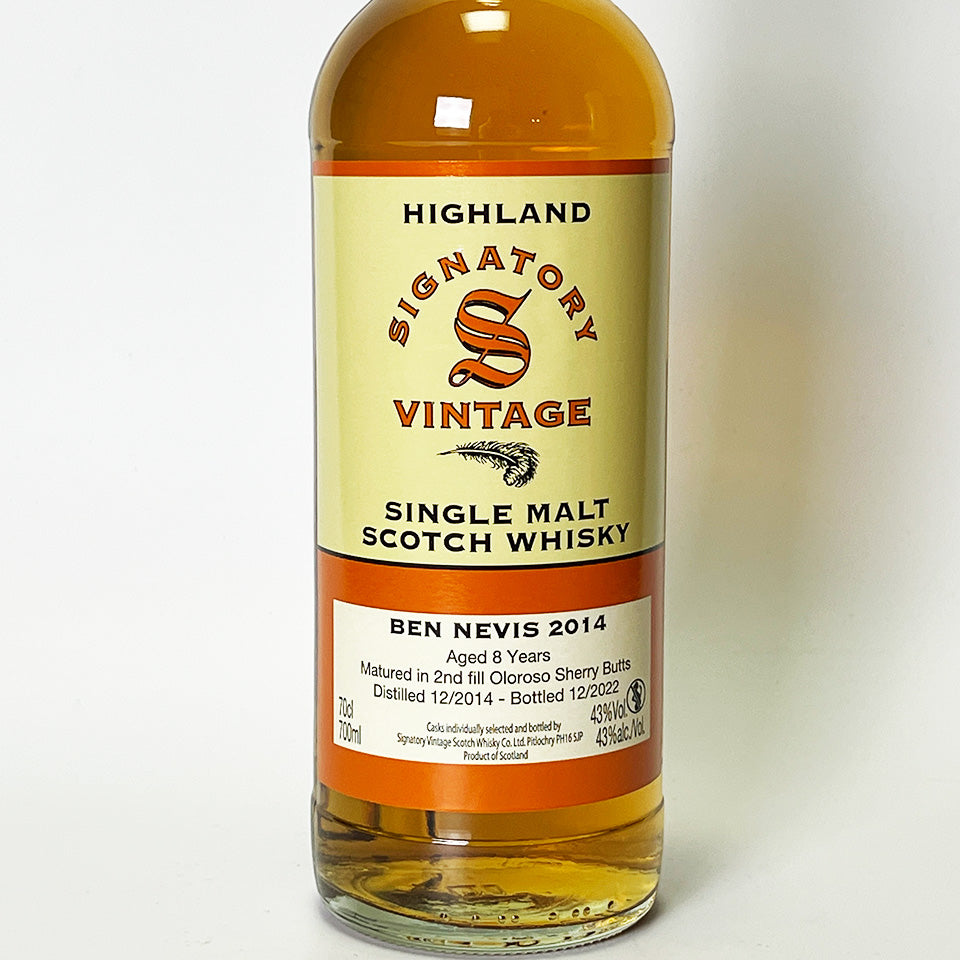 Highland Whisky / SIGNATORY VINTAGE BEN NEVIS 8 Year Old 2014 [Official Import]