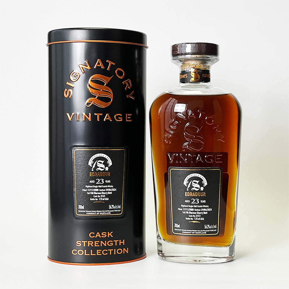 ウィスキー_ハイランド／SIGNATORY VINTAGE EDRADOUR Symington's Choice CASK STRENGTH COLLECTION（シグナトリー・ヴィンテージ エドラダワー サイミントンズ・チョイス カスク・ストレングス・コレクション） 23年 2000【正規輸入品】