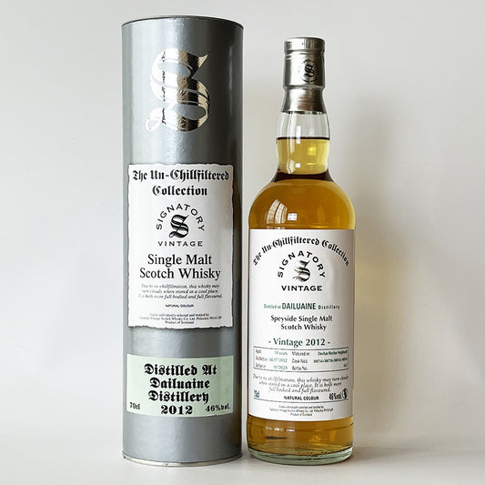 Speyside Whisky / SIGNATORY VINTAGE Un-Chillfiltered Collection DAILUAINE 10 Year Old 2012 [Official Import]