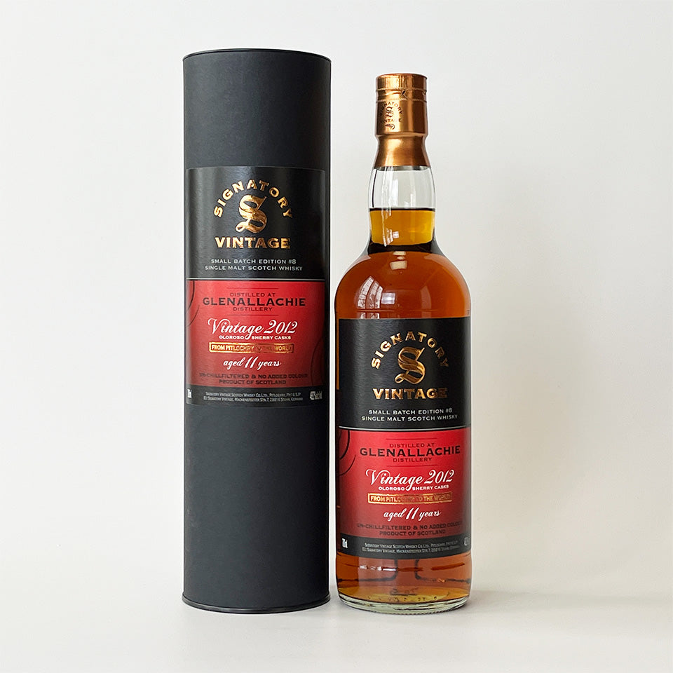 ウィスキー_スペイサイド／SIGNATORY VINTAGE SMALL BATCH EDITION GLENALLACHIE（シグナトリー・ヴィンテージ グレンアラヒー スモール・バッチ・エディション）11年 2012【正規輸入品】