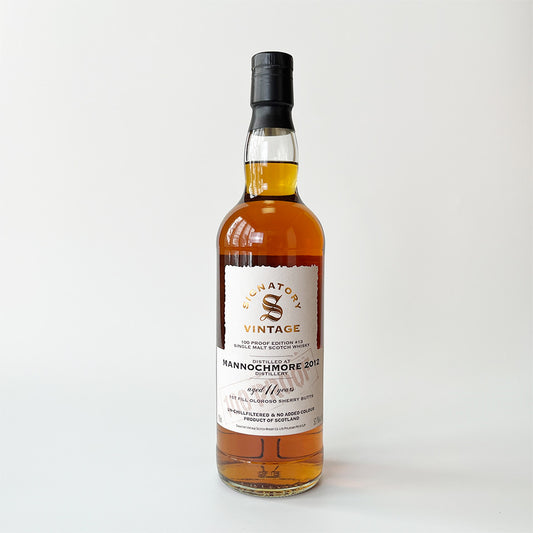 Speyside Whisky / SIGNATORY VINTAGE 100 PROOF EDITION MANNOCHMORE (11 Year Old 2012) [Official Import]