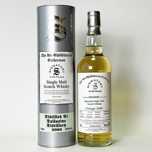 Speyside Whisky / SIGNATORY VINTAGE Un-Chillfiltered Collection DAILUAINE 13 Year Old 2008 [Official Import]